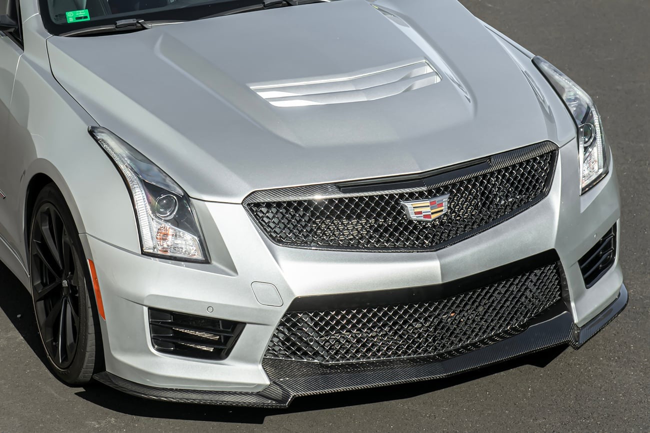 2016-2019 CADILLAC ATS-V - CARBON FIBER “OEM STYLE” FRONT LIP SPLITTER GROUND EFFECTS
